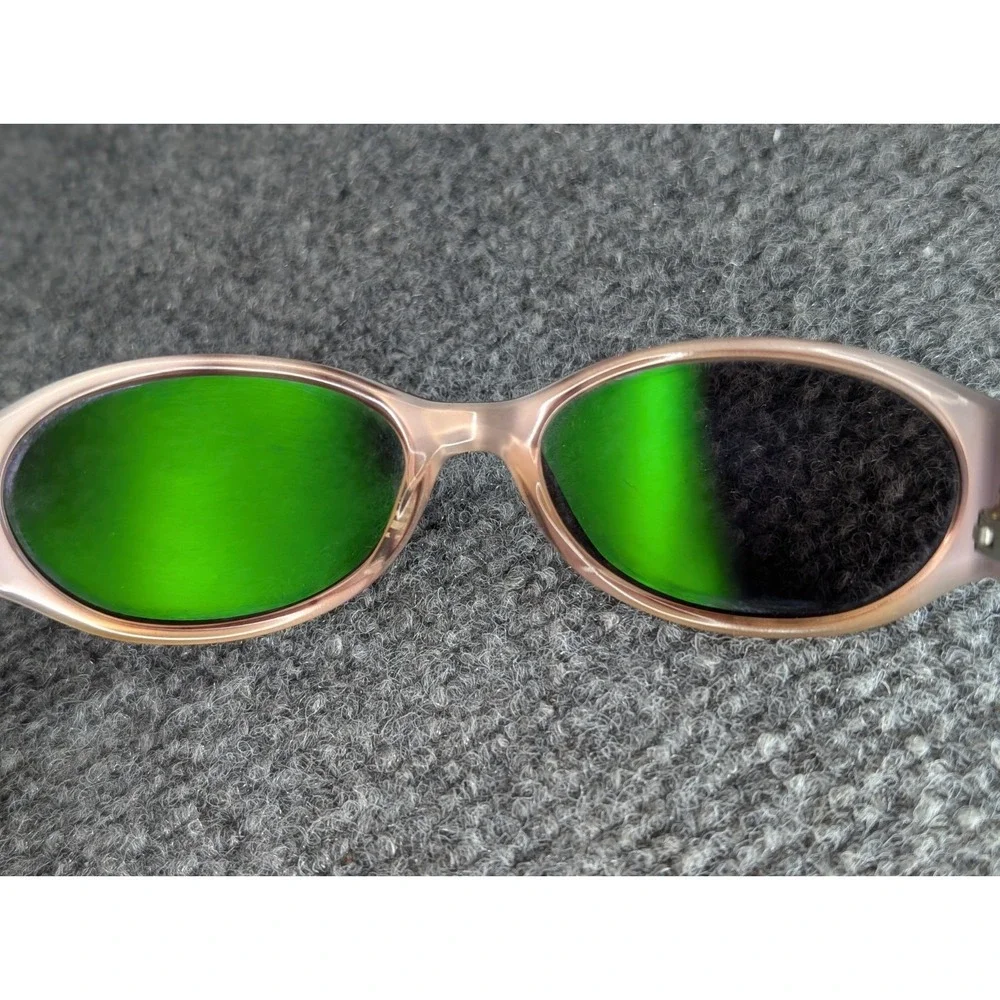 Juicy Couture‎ Kids Size Sunglasses Crown Flowers Black Pink Girls Y2K Vtg